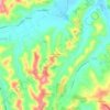 Mappa topografica Madonna dei Cavalli, altitudine, rilievo