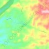 Mappa topografica Fiddletown, altitudine, rilievo