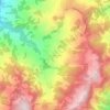 Mappa topografica Roncastaldo, altitudine, rilievo