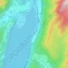 Mappa topografica Borca, altitudine, rilievo