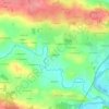 Mappa topografica La Maltière, altitudine, rilievo