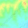 Mappa topografica Lusitania, altitudine, rilievo
