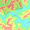 Mappa topografica Beatrice, altitudine, rilievo