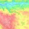 Mappa topografica Keradennec, altitudine, rilievo