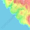 Mappa topografica Portpatrick, altitudine, rilievo