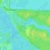 Mappa topografica Wakulla Spring, altitudine, rilievo