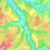 Mappa topografica Les Potences, altitudine, rilievo