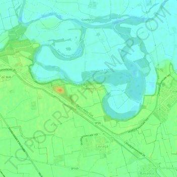 Mappa topografica Soltarico, altitudine, rilievo