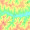 Mappa topografica Barney, altitudine, rilievo