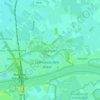 Mappa topografica Neerijnen, altitudine, rilievo
