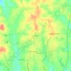 Mappa topografica Houston, altitudine, rilievo