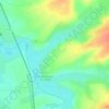 Mappa topografica La croix, altitudine, rilievo