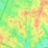 Mappa topografica Shadeland, altitudine, rilievo
