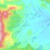 Mappa topografica Aetna Springs, altitudine, rilievo