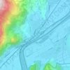 Mappa topografica Trübbach, altitudine, rilievo
