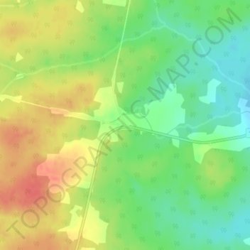 Mappa topografica Duffys Corner, altitudine, rilievo