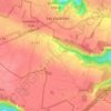 Mappa topografica La Brosse, altitudine, rilievo