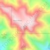 Mappa topografica Mount Wilson, altitudine, rilievo