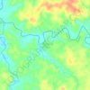 Mappa topografica Correjimiento San Jose, altitudine, rilievo
