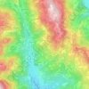 Mappa topografica Mari, altitudine, rilievo
