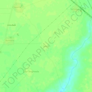 Mappa topografica Saido, altitudine, rilievo