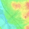 Mappa topografica Les Rocs, altitudine, rilievo