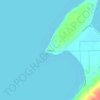 Mappa topografica Pequaming, altitudine, rilievo
