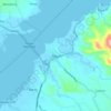 Mappa topografica Tubod, altitudine, rilievo