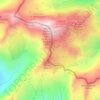 Mappa topografica Col de Serre, altitudine, rilievo