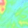 Mappa topografica Cerrado, altitudine, rilievo