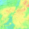 Mappa topografica South Brewster, altitudine, rilievo