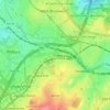 Mappa topografica West Smethwick, altitudine, rilievo