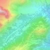 Mappa topografica Lassy Damon, altitudine, rilievo