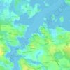 Mappa topografica Kerispern, altitudine, rilievo