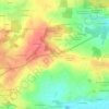 Mappa topografica Le Patis des Mules, altitudine, rilievo