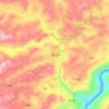 Mappa topografica 钟山乡, altitudine, rilievo