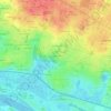 Mappa topografica La basse Orévière, altitudine, rilievo
