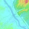 Mappa topografica Ban Tak, altitudine, rilievo