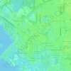 Mappa topografica Jane Terrace, altitudine, rilievo
