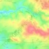 Mappa topografica Le Plessis l'Amiral, altitudine, rilievo