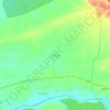 Mappa topografica Tekapar, altitudine, rilievo