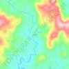 Mappa topografica Moxley, altitudine, rilievo