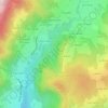 Mappa topografica Vouan, altitudine, rilievo