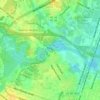 Mappa topografica Rocky Mount Millpond Dam, altitudine, rilievo