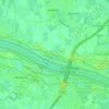 Mappa topografica Wolferen, altitudine, rilievo