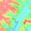 Mappa topografica Saint-Hyppolyte, altitudine, rilievo