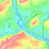 Mappa topografica Weissport, altitudine, rilievo