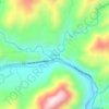Mappa topografica El Topo, altitudine, rilievo