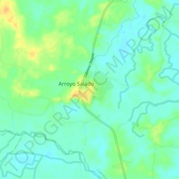Mappa topografica Payita, altitudine, rilievo