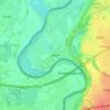 Mappa topografica Meers, altitudine, rilievo